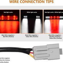 LED 3rd Brake Light Compatible with 1993-2011 Ford Ranger, 2001-2005 Ford Explorer, 1999-2016 F250 F350 F450 F550 Ford Super Duty, 1993-2010 Mazda B-Series High Mount Trailer Cargo Lamp Smoke DWBL1004