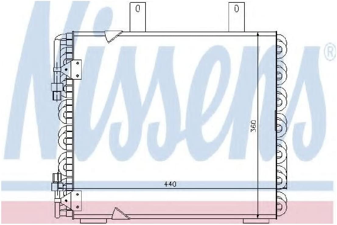 Nissens 94172 Condenser, air conditioning