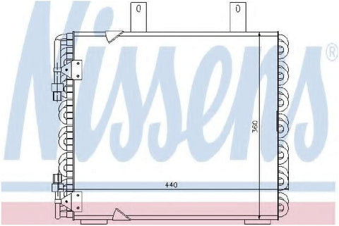 Nissens 94172 Condenser, air conditioning