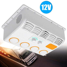 LOYALHEARTDY Auto Air Conditioner Fan Universal Car Hanging Wall-Mount Air Conditioner Fan fit Evaporator Car Caravan Truck 12V(US Stock)