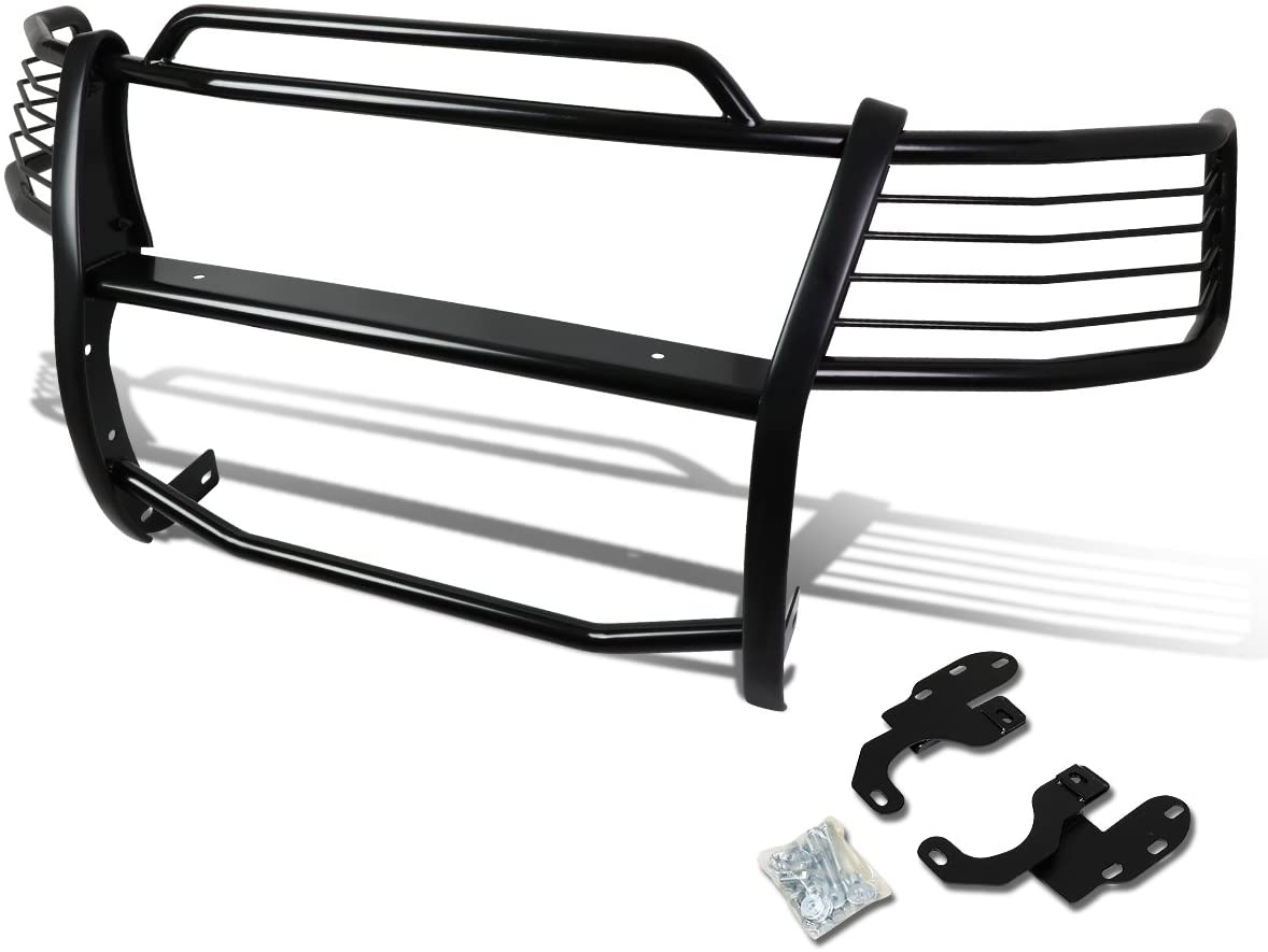 Replacement for Ford Expedition / F150 / F250 2WD Front Bumper Protector Brush Grille Guard (Black) (Black)