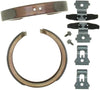 Raybestos 781PG Professional Grade Parking Brake Shoe Set - Drum in Hat