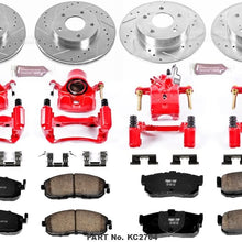 Power Stop KC2704 1-Click Performance Brake Kit with Caliper, Front & Rear