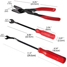 10 Pcs Auto Trim Removal Tool Set with Fastener Removers Strong Nylon Door Panel Tool for Car Panel Dash Audio Radio Removal Installer and Repair Pry Tool