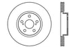 StopTech 128.44160R Sport Cross Drilled Brake Rotor (Front Right), 1 Pack