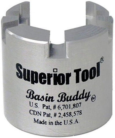 Superior Tool 03825 Basin Buddy Faucet Nut Wrench-Wrench to grab metal, pvc, plastic, and coupling nuts