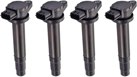 ENA Set of 4 Ignition Coils compatible with 2000 2001 Nissan 1.8L Sentra compatible withs UF-326 UF326 C1334 224484M500 224484M50A