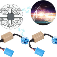 Hlyjoon Car Error Free Decoder 2pcs C16 9004/9007 LED Canbus Headlight Decoder Device Anti-Flicker Resistors Error Canceller Car Vehicles LED Headlight Decoder