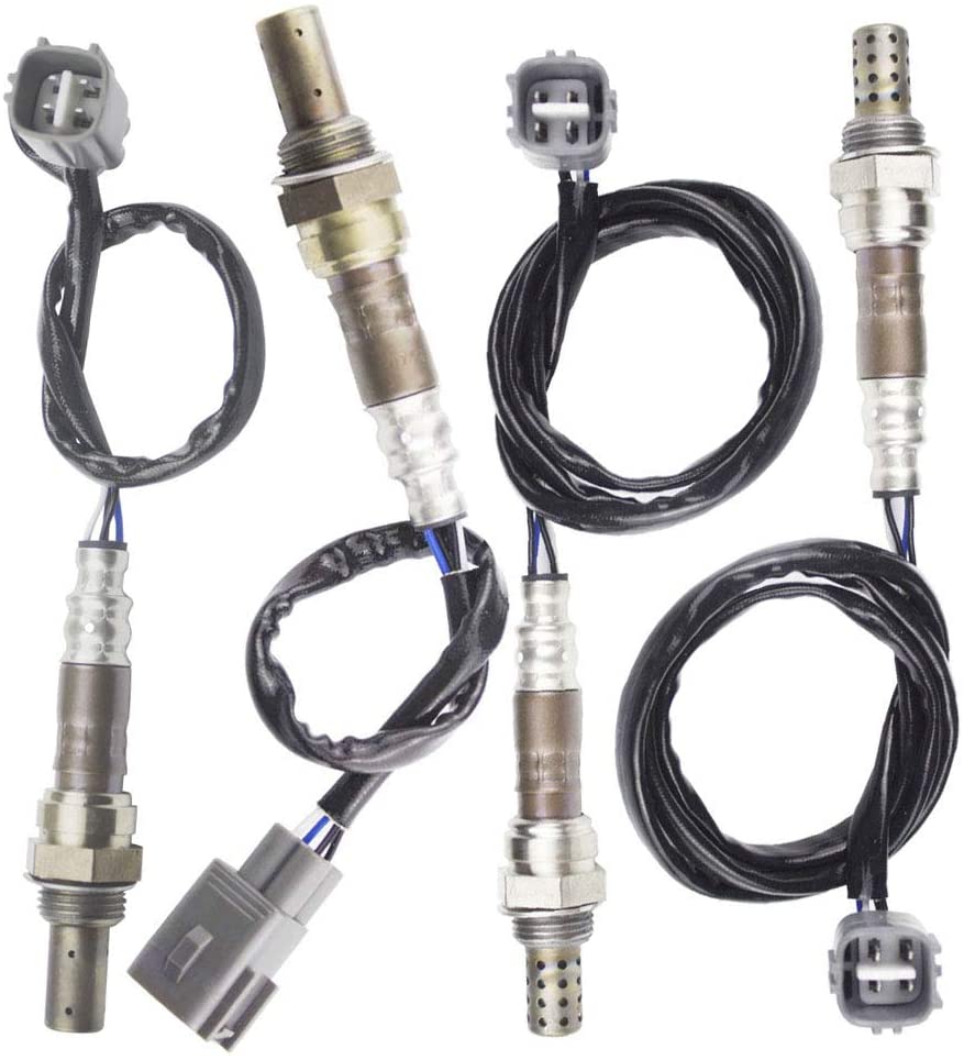 higherbro 4PCS Oxygen O2 Sensor 1 & 2 for 2001 2002 2003 Toyota RAV4 2.0L Upstream + Downstream