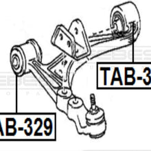 FEBEST TAB-329 Front Control Arm Bushing