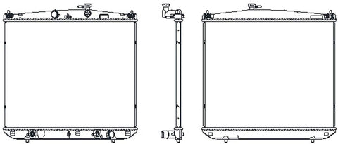 OE Replacement Radiator LEXUS RX350 (Partslink Number LX3010156)