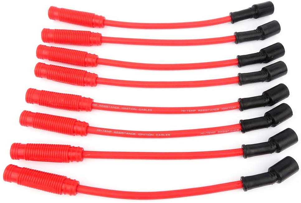 Aintier Brand New Ignition Wire Sets Replacement for Buick Rainier Chevy Silverado 1500/ Suburban 1500/ Tahoe GMC Sierra/Sierra 1500/ Yukon 1999-2013 (Set of 8)