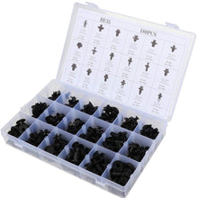 Ineedup Car Retainer Clips Fasteners Cars Body Kits Push Style Bumper Clips fit for GM Ford Toyota Honda Chrysler,180Pcs