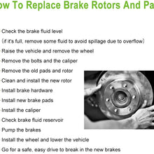 SCITOO Ceramic Front Rear Disc Brake Pad Set fit for 2002-2008 Mini Cooper