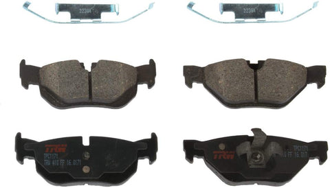 TRW TPC1171 Black Premium Ceramic Rear Disc Brake Pad Set