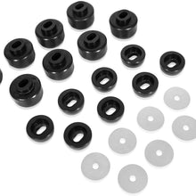Bonbo 7-141 Body & Cab Mount Bushing Kit for 1999-2014 Chevy Silverado & Sierra 2WD/4WD (Black 16 Pcs)