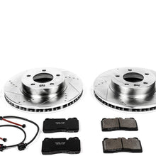 Power Stop K4656 Front Brake Kit with Drilled/Slotted Brake Rotors and Z23 Evolution Ceramic Brake Pads