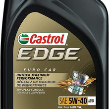 Castrol 03084C Edge 5W-30 Advanced Full Synthetic Motor Oil, 5 Quart