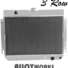 ALLOYWORKS 3 Row Aluminum Radiator Fits For 1964-1968CHEVY Chevrolet Chevelle Impala Bel Air EL CAMINO