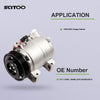 SCITOO AC Compressor Pump Compatible with CO 11200C for Nissan Rogue L4 2.5L 2008-2013