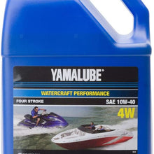 Yamaha New OEM WaveRunner Boat Oil Gallon 10W-40 4W WATERCRAFT LUB-10W40-WV-04