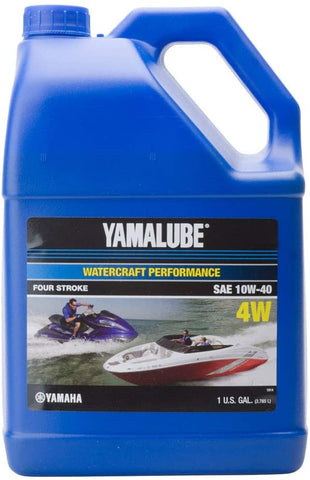 Yamaha New OEM WaveRunner Boat Oil Gallon 10W-40 4W WATERCRAFT LUB-10W40-WV-04