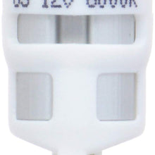 SYLVANIA - 194 T10 W5W ZEVO LED White Bulb - Bright LED Bulb, Ideal fo Interior Lighting - Map, Dome, Trunk, Cargo and License Plate (Contains 1 Bulb)