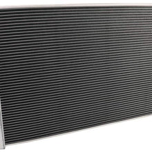 CoolingSky 2 Row All Aluminum Radiator for 2001-2005 Chevy Silverado 2500 HD 3500 HD 6.6L Duramax LB7/LLY