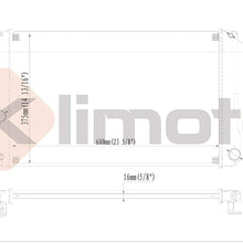 Klimoto Radiator | fits Lexus CT200H 2011-2013 Toyota Prius 2010-2013 Prius V 2012-2013 1.8L L4 | Replaces 615343395296 675-50456 TO3010325 1640037230 1640037240