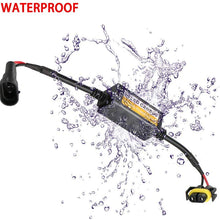 GreceYou 2pcs H8/H9/H11 Car LED Headlight Anti Flicker Error Free Resistor Canceller Decoder