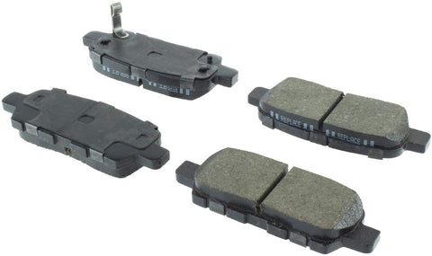 StopTech 308.09052 Street Brake Pads; Rear with Shims and Hardware