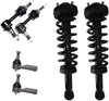 Detroit Axle - Pair 2 Front Struts and Coil Springs Assembly w/ 2 Sway Bar Links and 2 Outer Tie Rods for 2004 2005 Ford F-150 RWD [Mfg. BEFORE 11/2004]