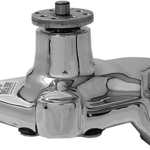 Tuff Stuff 1394NB 5/8" Polished Aluminum Short Water Pump for Small Block Chevy