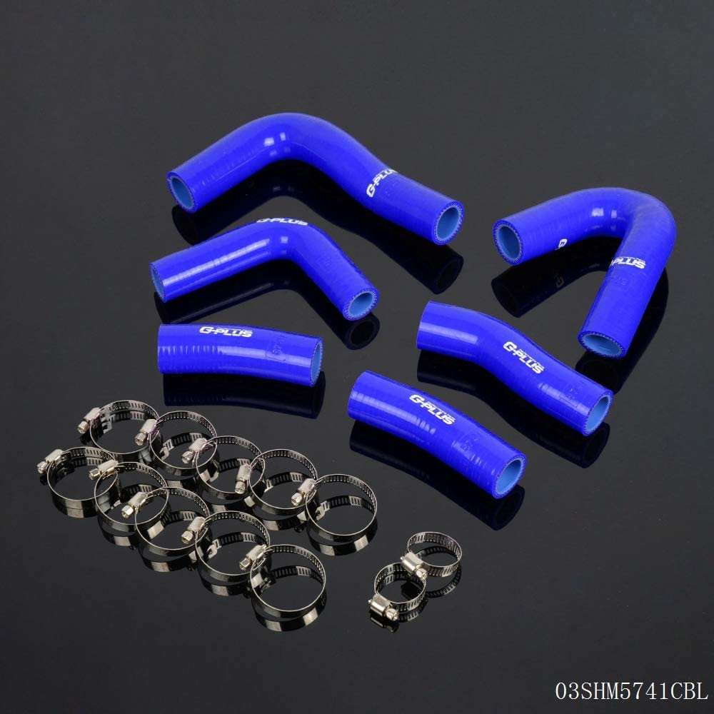 VRracing 6PCS Radiator Coolant & Heater Silicone Hose Kit with Free Clamps for HONDA Magna VF1100C V65 VF 1000C