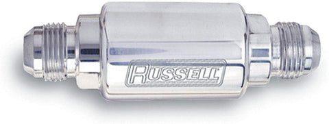 Russell 650110 Polished Aluminum Competition Fuel Filter