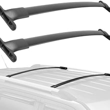 MVMTVT Roof Rack Cross Bar Rail Compatible for Ford Explorer 2015 2016 2017 2018 2019 Cargo Racks Rooftop Luggage Carrier Rack