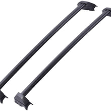 ACUMSTE Aluminum Car Top Luggage Roof Rack Cross Bar, Compatible for 02-06 Honda CRV Carrier Adjustable Frame