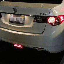 iJDMTOY (1) Universal Fit Brilliant Red 24-SMD LED Light Bar For Car As Rear Fog Light or 3rd Brake Tail Lamp