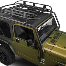 Barricade Roof Rack Basket; Textured Black for Jeep Wrangler 1987-2020