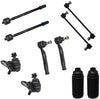 10-Piece Front Suspension Kit - (2) Front Lower Suspension Ball Joints, (2) Front Stabilizer Sway Bar End Links, All (4) Front Inner & Outer Tie Rod End Links [NOT FOR JAPAN MADE MODELS]