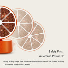 Zyyqt Desktop Heater，PTC Ceramic Heater 350W, Overheat Protection Adjustable Thermostat, Energy Saving, Low Power Consumption, Suitable for Home or Office (Color : Orange)