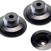 iJDMTOY (2) Universal Rubber Housing Seal Caps Compatible With Headlight Install Xenon Headlight Kit, Aftermarket Headlamp or Retrofit