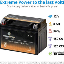 Chrome Battery YTX9-BS lead_acid_battery