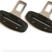 END-Ding Car Seat Belt Silencer Metal Tongue (2-Pack) - Plug Into Your Buckle Receptacle to Drive in Peace & Quiet