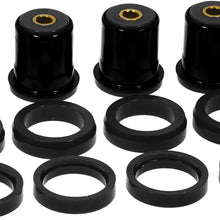 Prothane 7-226-BL Black Rear Control Arm Bushing Kit with Shells