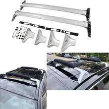 ROSY PIXEL Roof Rack Cross Bars for Toyota RAV4 2019 2020 2021 Luggage Carrier Aluminum Silver (excludes Adventure Grade)