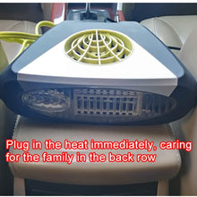 JXHD 12V Car Heater-Heating Cooling Fan Defroster Defogger Air Purifier Lighting 150W,Red