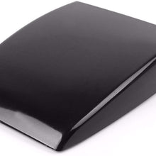 Car Styling Universal Decorative Air Flow Intake Scoop Turbo Bonnet Vent Cover Hood Black 1Pcs Car Parts Hood Scoop
