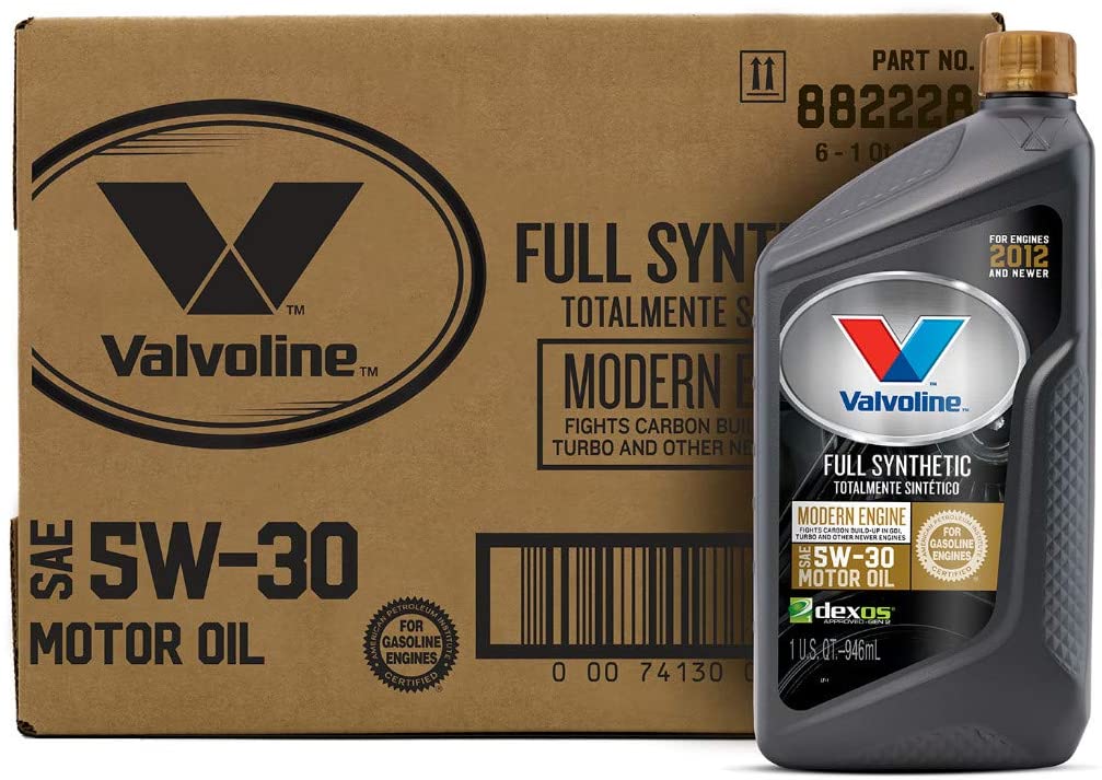 Valvoline Modern Engine SAE 5W-30 Full Synthetic Motor Oil 1 QT, Case of 6