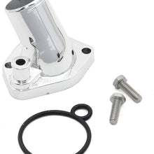 Mr. Gasket 2662 Chrome O-Ring 45 Degree Water Neck